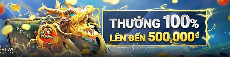 THƯỞNG 100% LÊN ĐẾN 500,000 VND TẠI BẮN CÁ ĂN XU W88